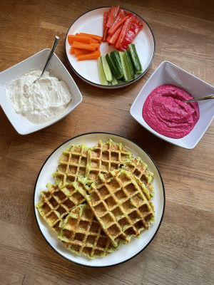 Kartoffel-Gemüsewaffeln